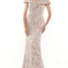 Rina Di Montella - RD2740 Off Shoulder Ornate Lace Gown