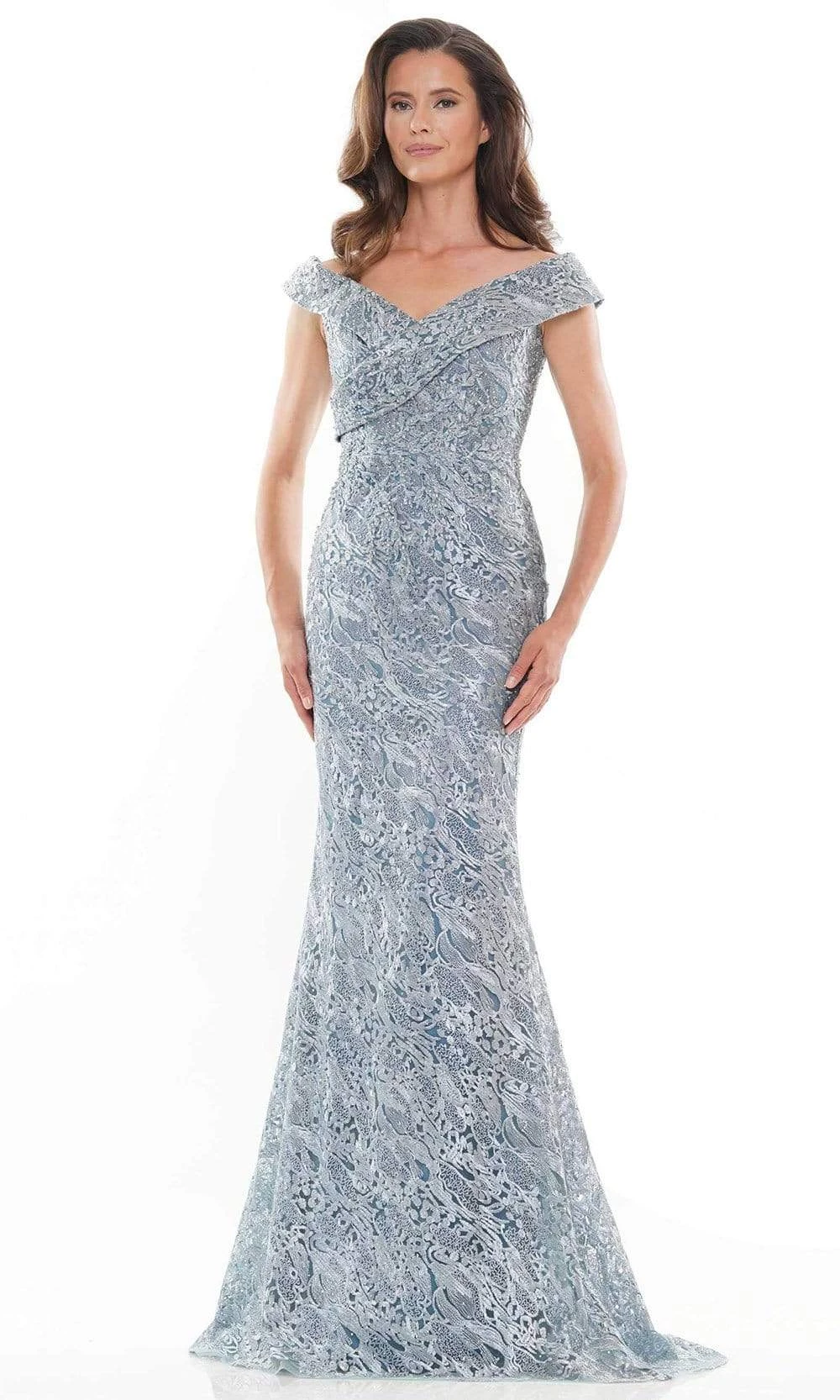 Rina Di Montella - RD2740 Off Shoulder Ornate Lace Gown 5 Rina Di Montella - RD2740 Off Shoulder Ornate Lace Gown - Image 5