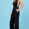 SCALA 60295 - V-Neck Beaded Jumpsuit
