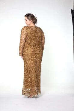 Soulmates C12016 - Beaded Hand Crochet Evening Dress -Wedding Dress Shop soulmates beaded hand crochet bolero jacket dress set clothing set 29231841149011