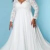 Sydney's Closet Bridal - SC5276 Lace Empire Bridal Gown