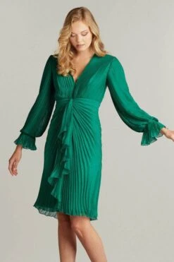 Tadashi Shoji AVO22075M - Long Sleeve Pleated Detail Formal Dress 13 Tadashi Shoji AVO22075M - Long Sleeve Pleated Detail Formal Dress -Wedding Dress Shop tadashi shoji avo22075m long sleeve pleated detail formal dress special occasion dress 32166056984659