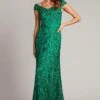 Tadashi Shoji BVZ19827L - V-Neck Lace Dress