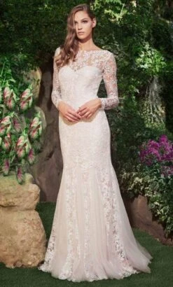Tadashi Shoji - Cabot Embroidered Tulle Gown -Wedding Dress Shop tadashi shoji cabot embroidered tulle gown wedding dresses 28785305321555